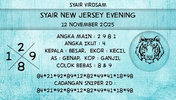 Syair Virdsam - Syair New Jersey Evening