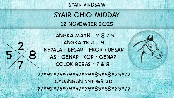 Syair Virdsam - Syair Ohio Midday