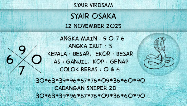 Syair Virdsam - Syair Osaka