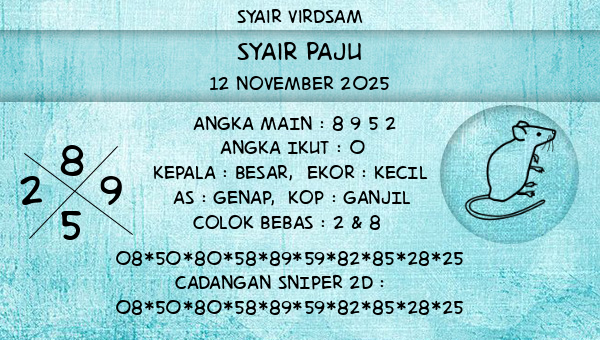 Syair Virdsam - Syair Paju