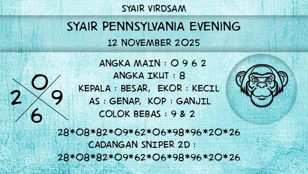 Syair Virdsam - Syair Pennsylvania Evening