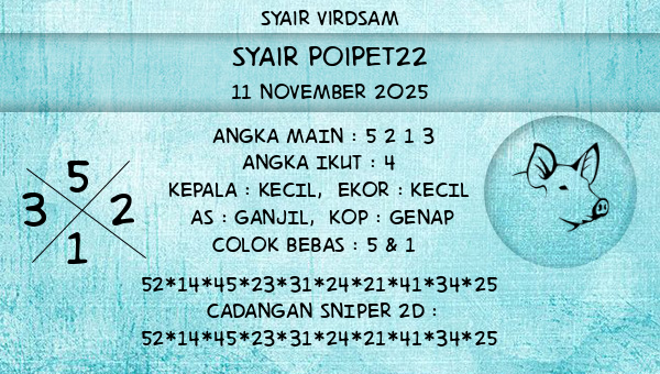 Syair Virdsam - Syair Poipet22