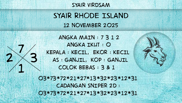 Syair Virdsam - Syair Rhode Island