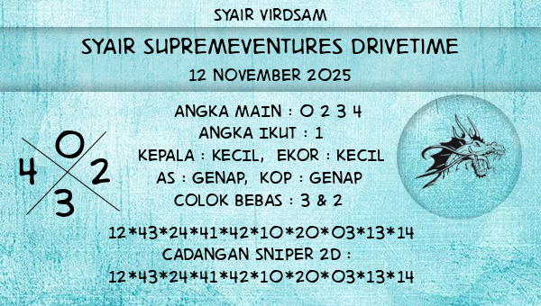 Syair Virdsam - Syair Supremeventures Drivetime