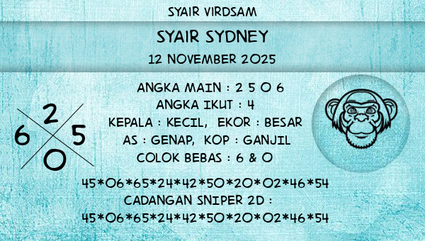 Syair Virdsam - Syair Sydney