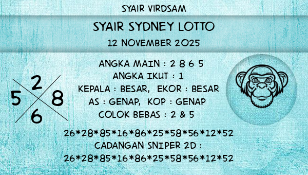 Syair Virdsam - Syair Sydney Lotto