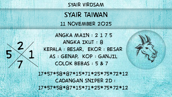 Syair Virdsam - Syair Taiwan