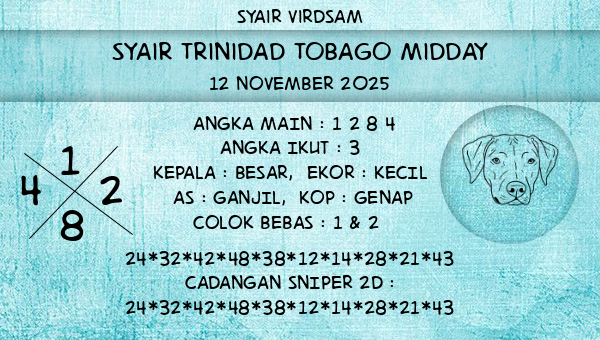 Syair Virdsam - Syair Trinidad Tobago Midday