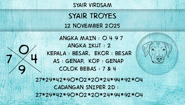 Syair Virdsam - Syair Troyes