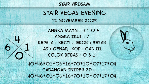 Syair Virdsam - Syair Vegas Evening