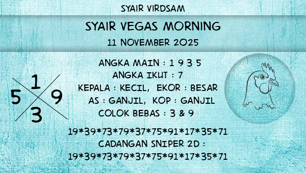 Syair Virdsam - Syair Vegas Morning