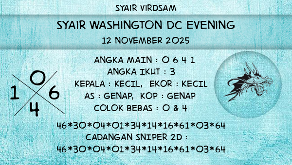 Syair Virdsam - Syair Washington Dc Evening