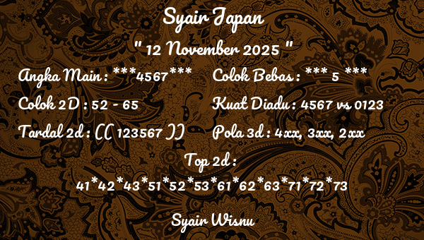 Syair Wisnu - Syair Japan