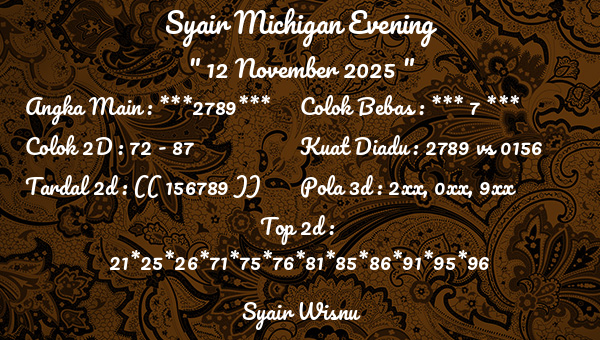 Syair Wisnu - Syair Michigan Evening