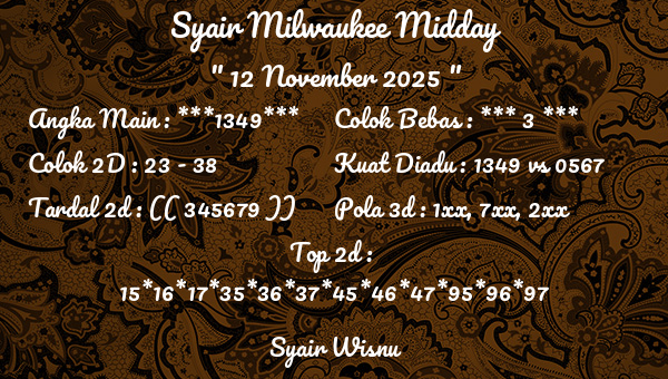 Syair Wisnu - Syair Milwaukee Midday