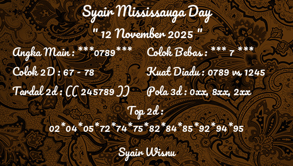 Syair Wisnu - Syair Mississauga Day