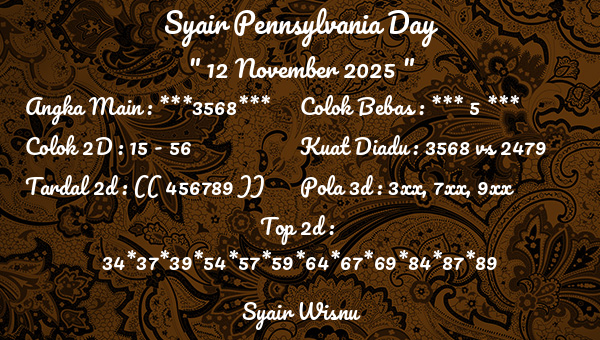 Syair Wisnu - Syair Pennsylvania Day