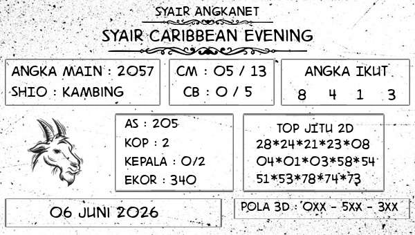 SYAIR ANGKANET - Syair Caribbean Evening
