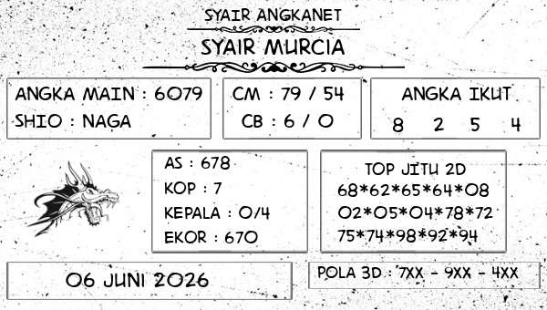 SYAIR ANGKANET - Syair Murcia