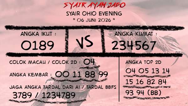  - Syair Ohio Evening