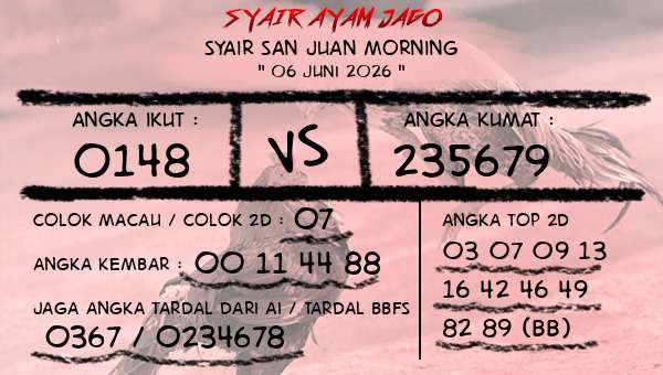  - Syair San Juan Morning