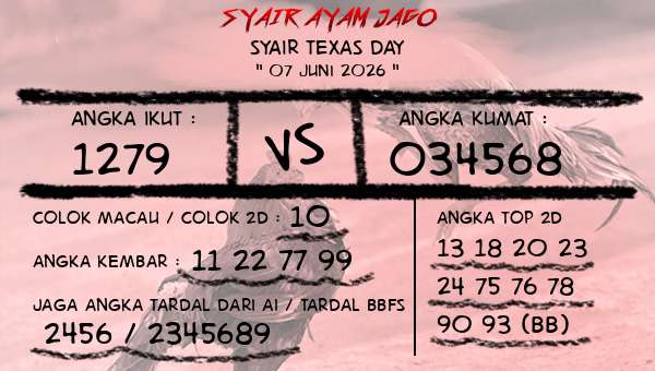  - Syair Texas Day