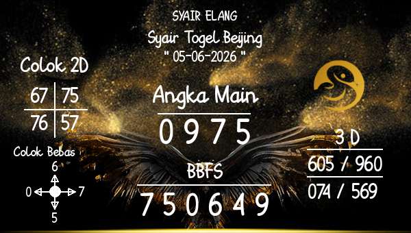 SYAIR ELANG - Syair Togel Beijing