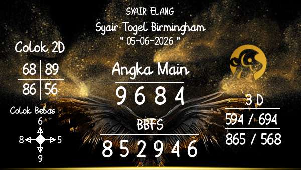 SYAIR ELANG - Syair Togel Birmingham