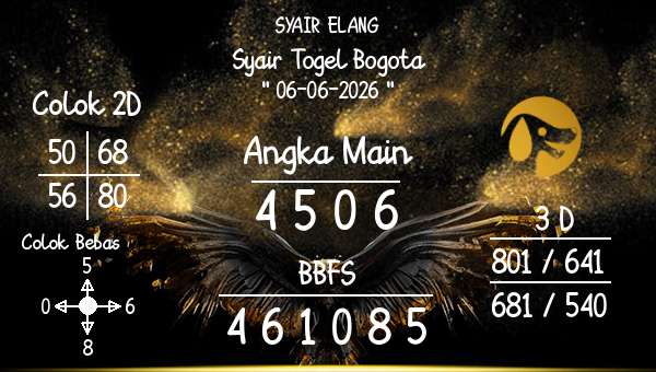 SYAIR ELANG - Syair Togel Bogota