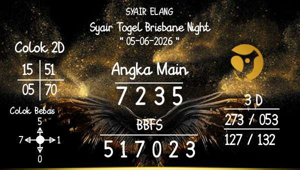 SYAIR ELANG - Syair Togel Brisbane Night