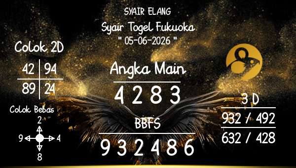 SYAIR ELANG - Syair Togel Fukuoka