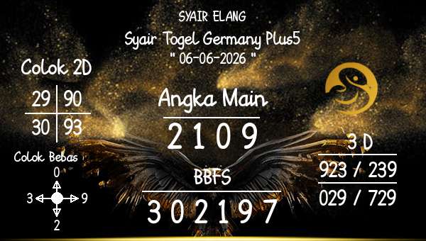 SYAIR ELANG - Syair Togel Germany Plus5