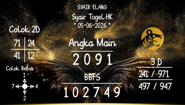 SYAIR ELANG - Syair Togel HK