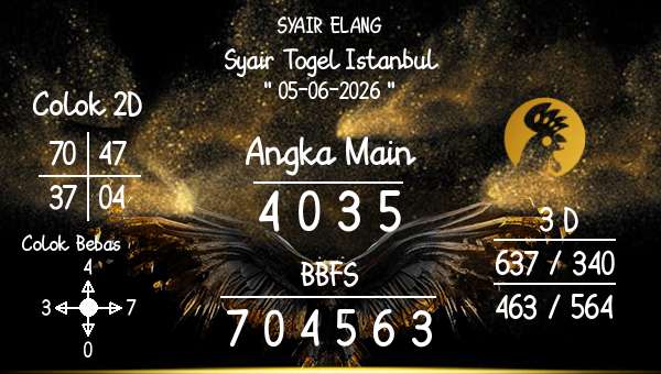 SYAIR ELANG - Syair Togel Istanbul