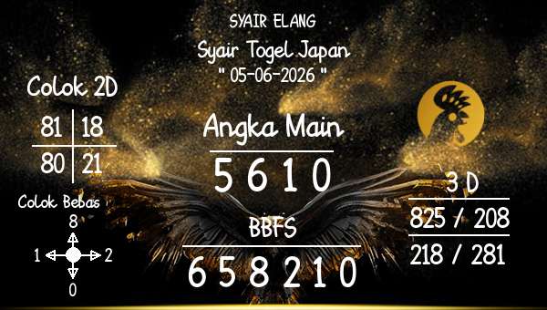 SYAIR ELANG - Syair Togel Japan