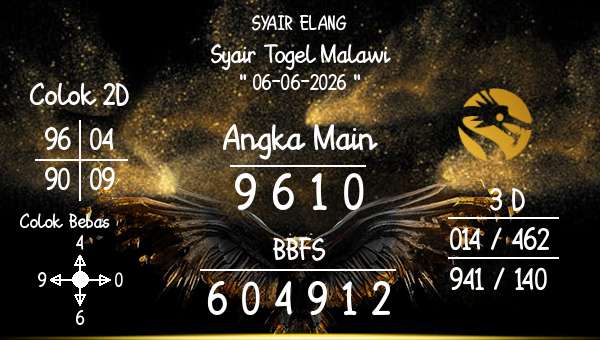 SYAIR ELANG - Syair Togel Malawi