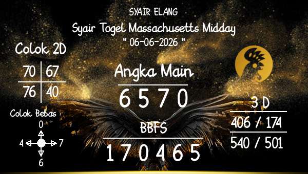 SYAIR ELANG - Syair Togel Massachusetts Midday
