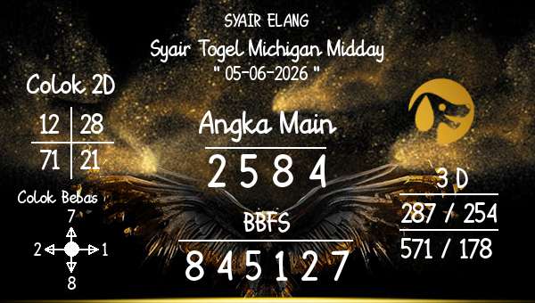 SYAIR ELANG - Syair Togel Michigan Midday