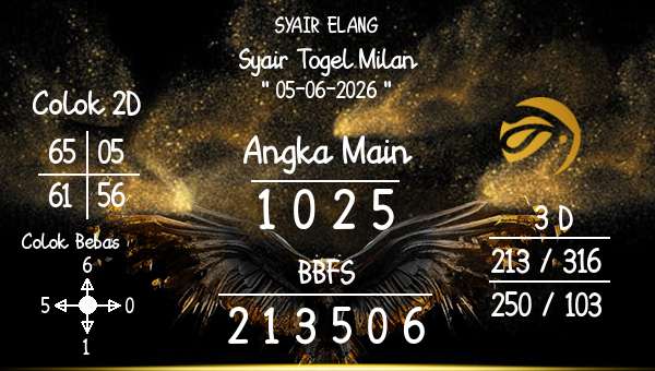 SYAIR ELANG - Syair Togel Milan