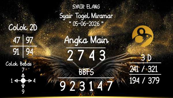 SYAIR ELANG - Syair Togel Miramar