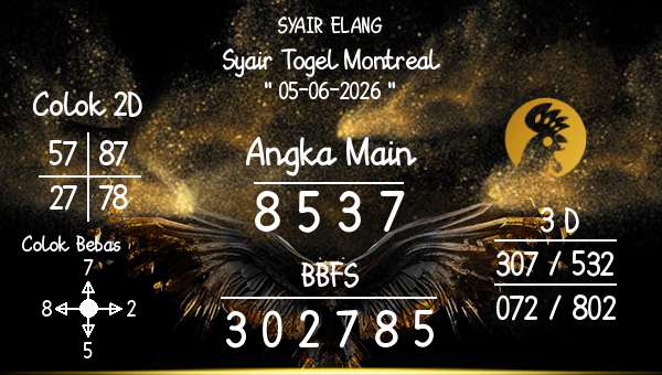 SYAIR ELANG - Syair Togel Montreal