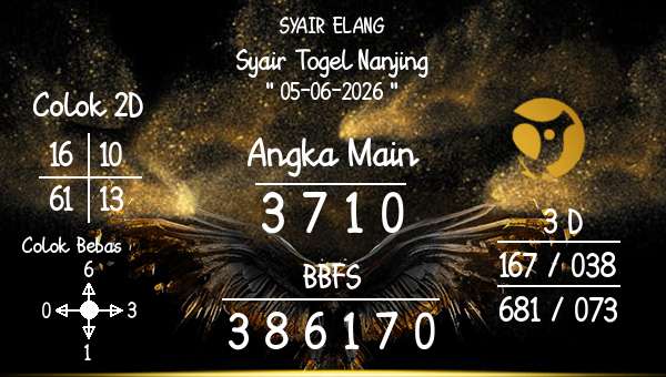 SYAIR ELANG - Syair Togel Nanjing