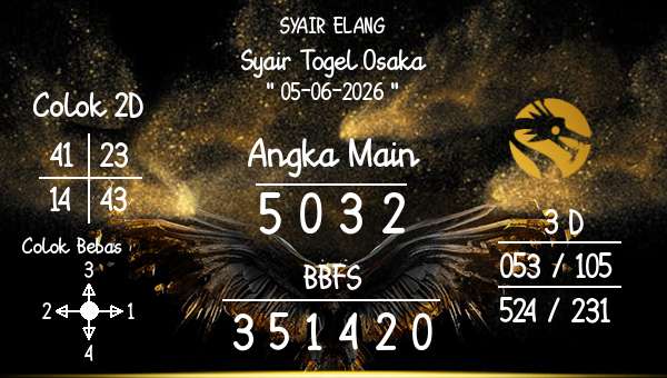 SYAIR ELANG - Syair Togel Osaka