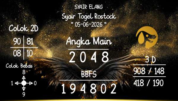 SYAIR ELANG - Syair Togel Rostock