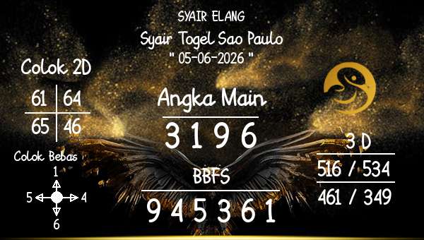 SYAIR ELANG - Syair Togel Sao Paulo