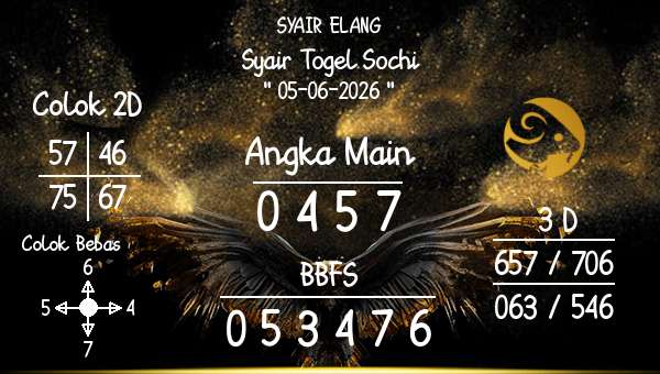 SYAIR ELANG - Syair Togel Sochi