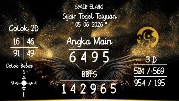 SYAIR ELANG - Syair Togel Taiyuan