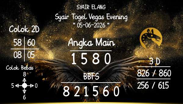 SYAIR ELANG - Syair Togel Vegas Evening