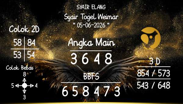 SYAIR ELANG - Syair Togel Weimar