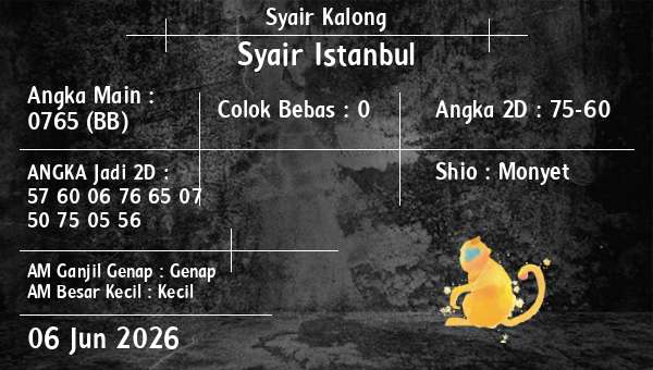 Syair Kalong - Syair Istanbul